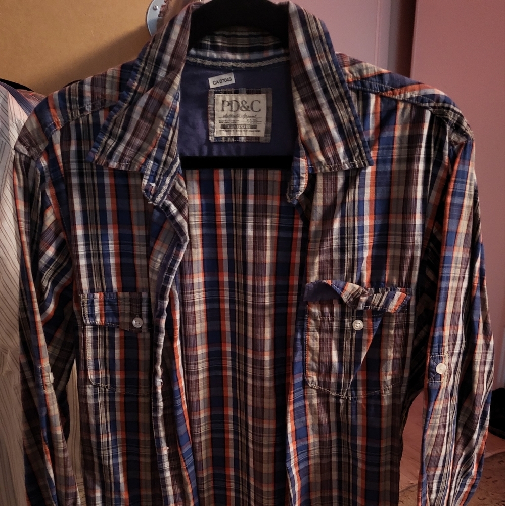 Pdc button up shirt